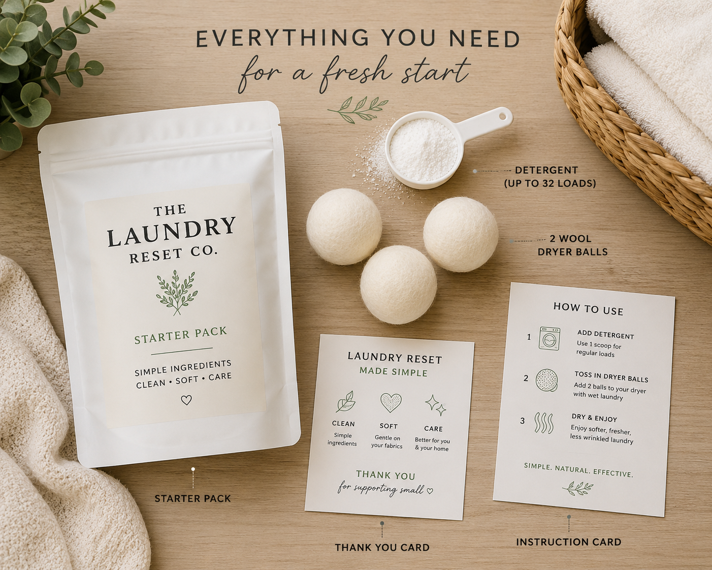 The Laundry Reset Co. Starter Pack